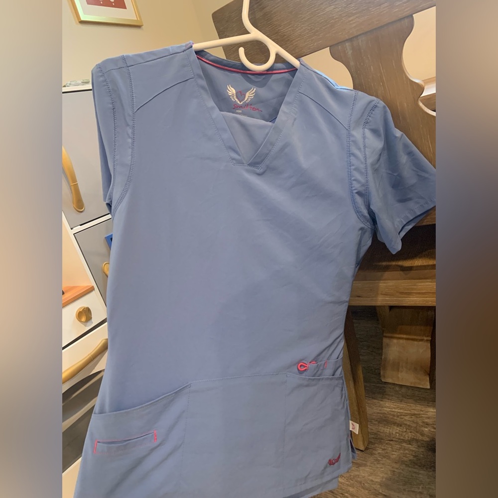 Smitten Scrub Set- Top XS, Bottom Small